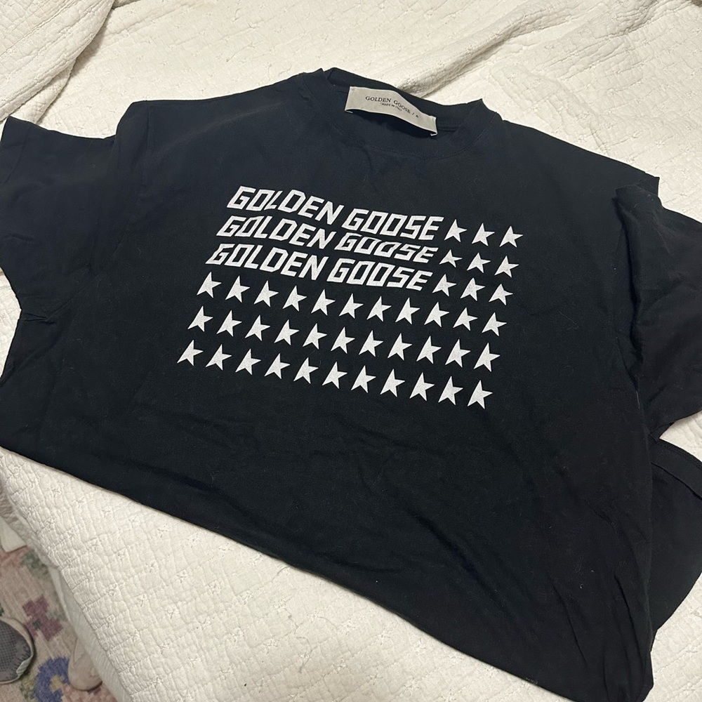 Golden Goose Black Graphic Tee